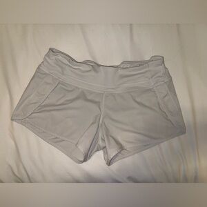 Lululemon Speed Up white Athletic Shorts size 8